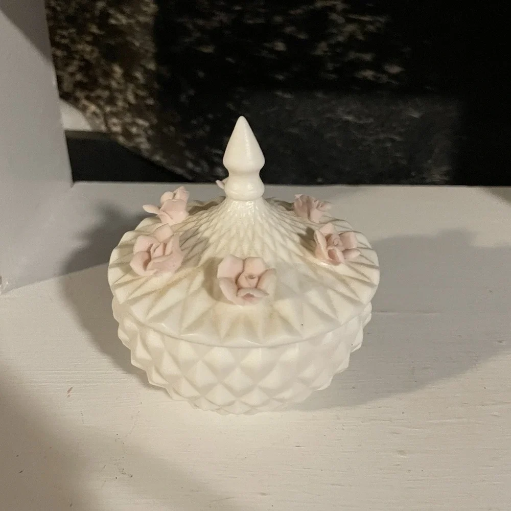 Vintage Brinns PGH Ceramic Ring Holder Trinket‎